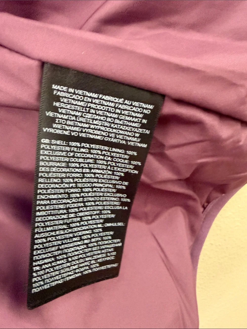 The North Face Women's Quilted Mauve Vest SzS NWT